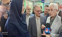 بازدید استاندار خراسان شمالی و ریاست دانشگاه علوم پزشکی  از بیمارستان شهدای فاروج